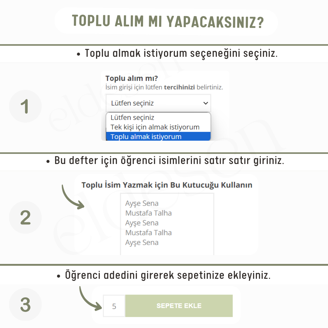 Avokadolu Spiralli A6 Defter - İsme Özel Karne Hediyesi resmi