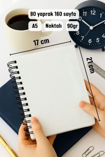Kudüs Kalın Kapaklı A5 Defter resmi