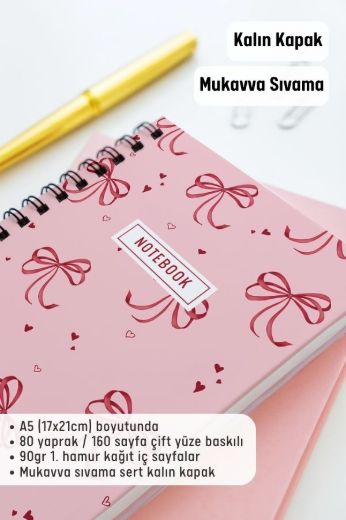 Kalın Kapaklı A5 Defter resmi