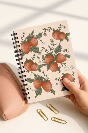Meyveli 4'lü Okul Defter Seti resmi