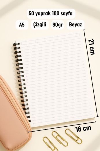 Kuşlu 4'lü Okul Defter Seti resmi