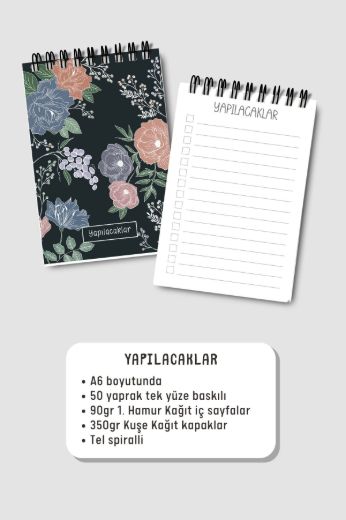 Beyaz Çizgili 3'lü Planlama Seti resmi