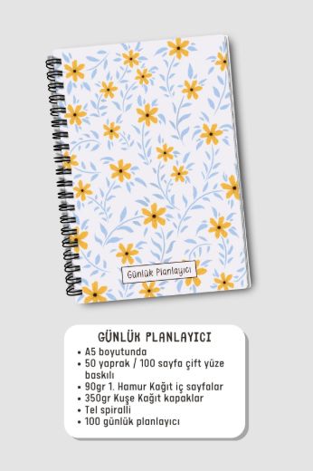 Sarı Papatya 3'lü Planlama Seti resmi
