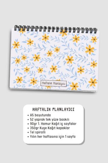 Sarı Papatya 3'lü Planlama Seti resmi