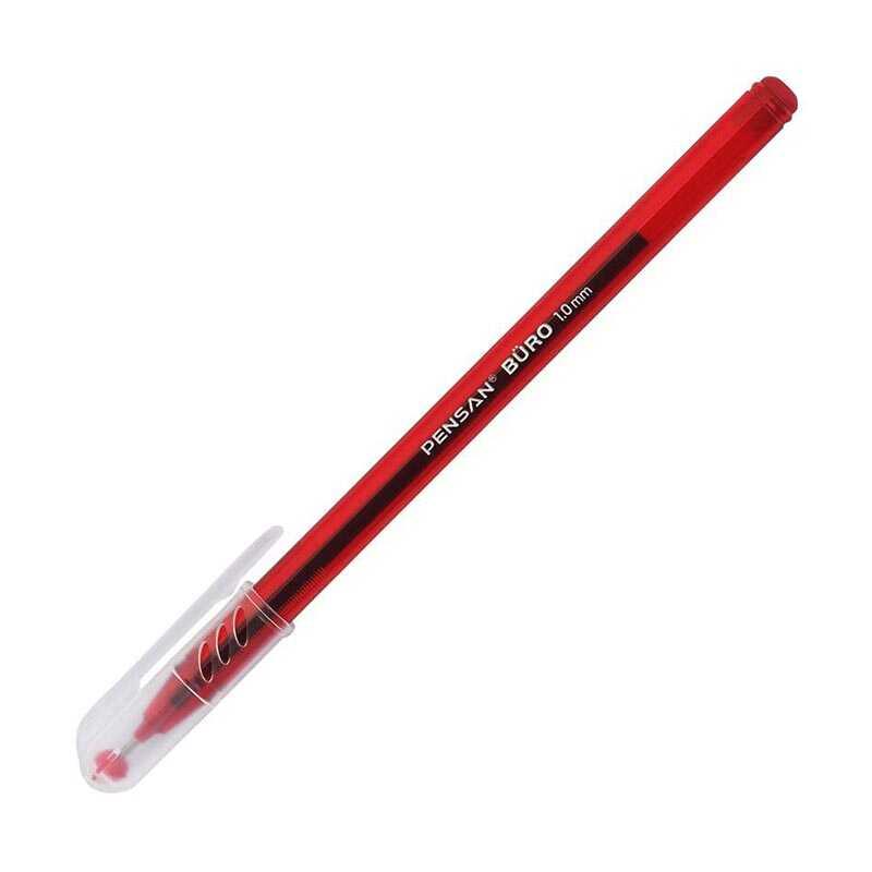 Pensan Büro Tükenmez Kalem 1.0mm Kırmızı 2270