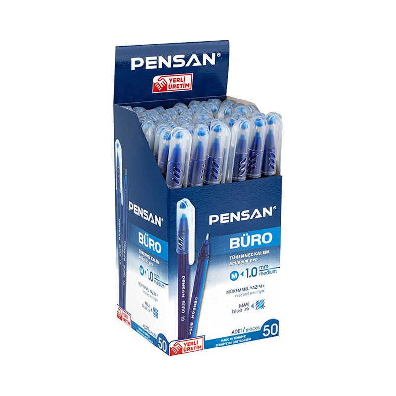 Pensan Büro Tükenmez Kalem 1.0mm Mavi 2270