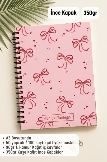 Pembe Fiyonk Günlük Planlayıcı resmi