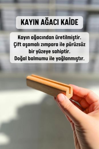 Mavi Çiçek 2026 Kayın Ağacı Standlı Masaüstü Takvim resmi