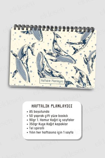 Balinalar 3'lü Planlama Seti resmi