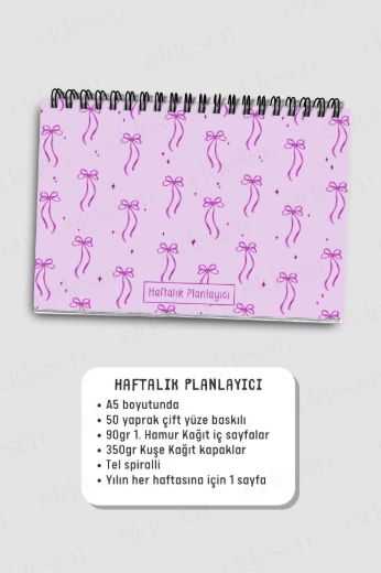 Mor Fiyonk 3'lü Planlama Seti resmi