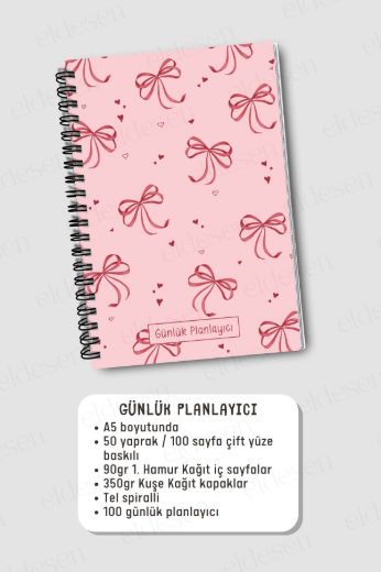 Pembe Fiyonk 3'lü Planlama Seti resmi