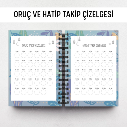 Papatya Ramazan Ajandası, Oruç, Hatim, Teravih, Günlük ve Aylık Planlayıcı resmi