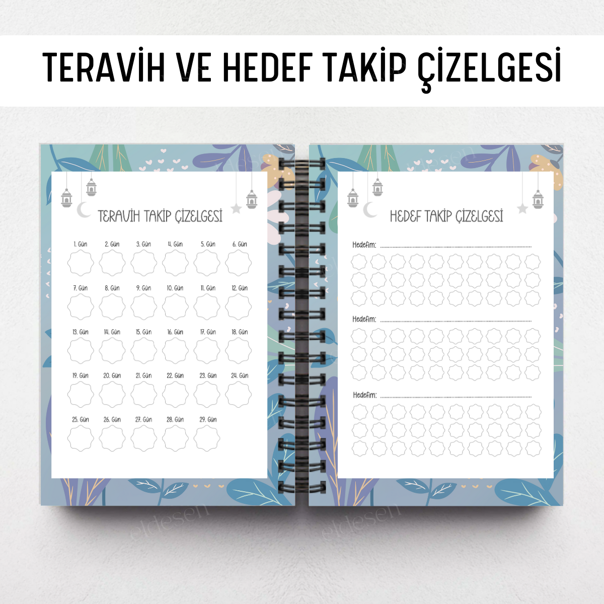 Papatya Ramazan Ajandası, Oruç, Hatim, Teravih, Günlük ve Aylık Planlayıcı resmi