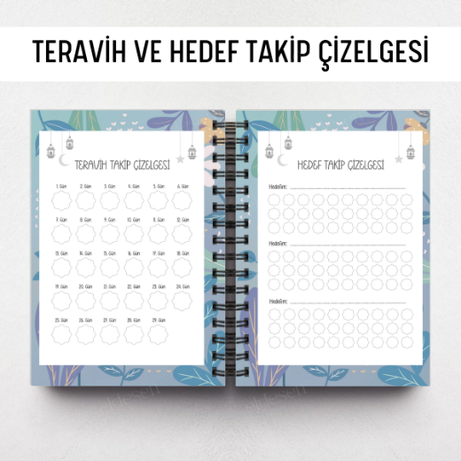 Papatya Ramazan Ajandası, Oruç, Hatim, Teravih, Günlük ve Aylık Planlayıcı resmi