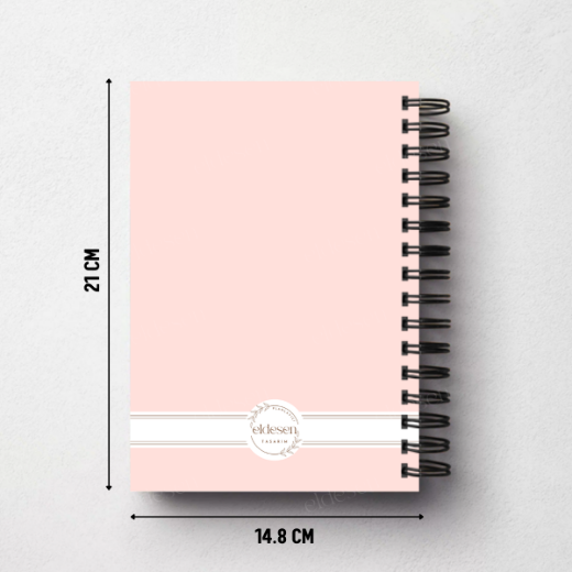 Pembe Boho Ramazan Ajandası, Oruç, Hatim, Teravih, Günlük ve Aylık Planlayıcı resmi