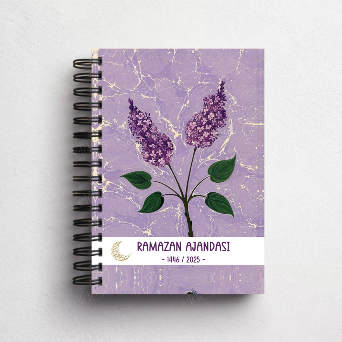 Mor Ebru Ramazan Ajandası, Oruç, Hatim, Teravih, Günlük ve Aylık Planlayıcı resmi