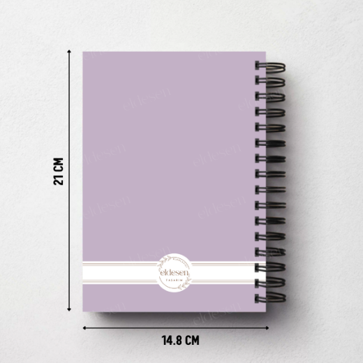 Mor Ebru Ramazan Ajandası, Oruç, Hatim, Teravih, Günlük ve Aylık Planlayıcı resmi