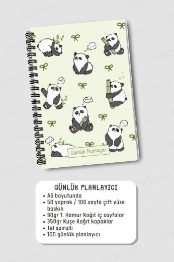 Pandalı 3'lü Planlama Seti resmi