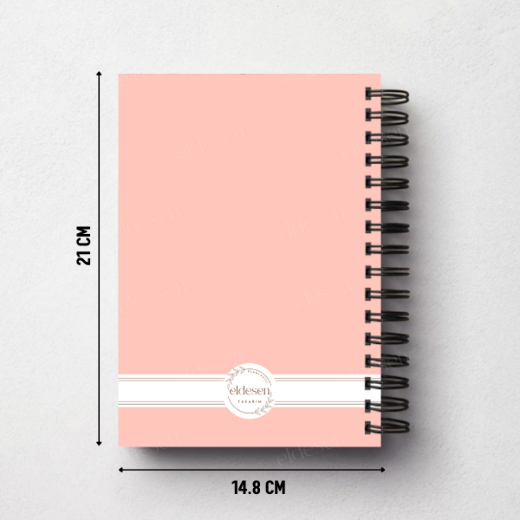 Pembe Ebru Ramazan Ajandası, Oruç, Hatim, Teravih, Günlük ve Aylık Planlayıcı resmi