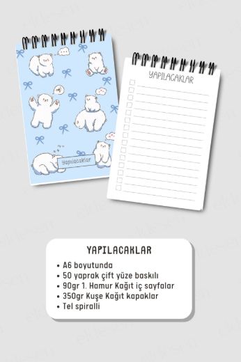 Kutup Ayılı 3'lü Planlama Seti resmi