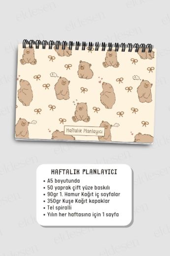 Boz Ayılı 3'lü Planlama Seti resmi
