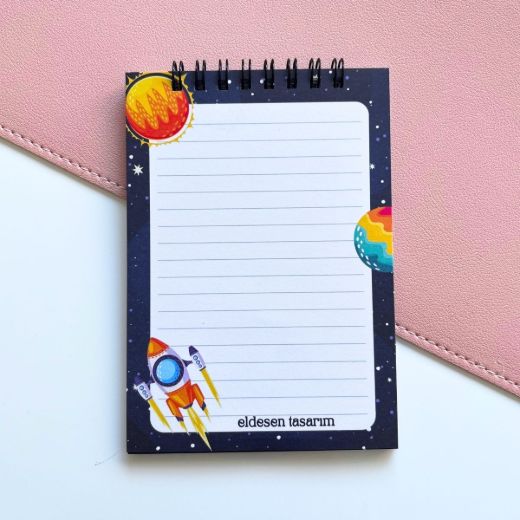 Roketli Defter İsme Özel Yaz Kur'an Kursu Hediyesi resmi