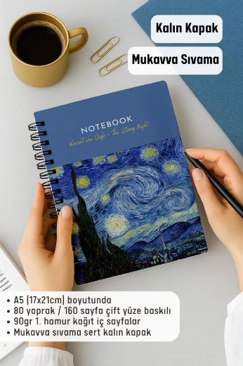 Kalın Kapaklı A5 Defter resmi