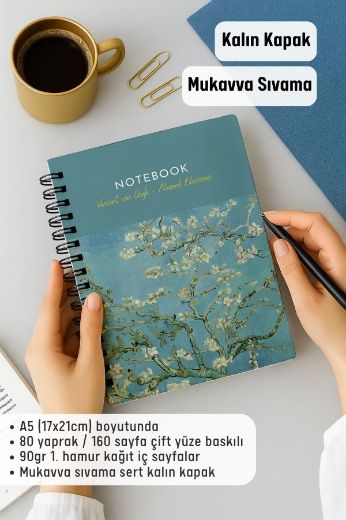 Kalın Kapaklı A5 Defter resmi