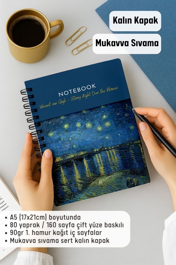 Kalın Kapaklı A5 Defter resmi