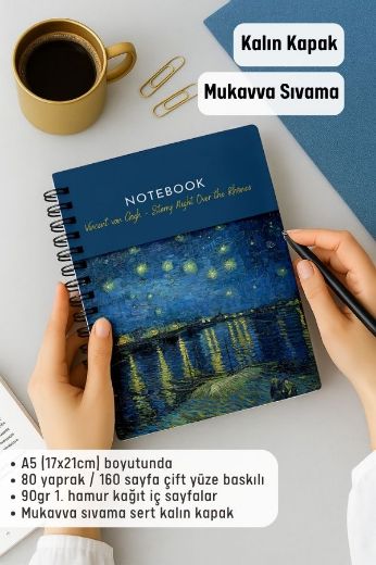 Kalın Kapaklı A5 Defter resmi