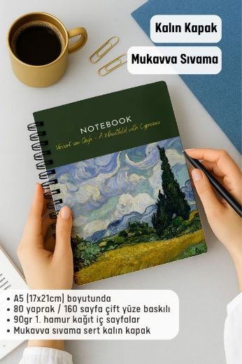 Kalın Kapaklı A5 Defter resmi