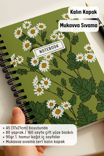 Kalın Kapaklı A5 Defter resmi