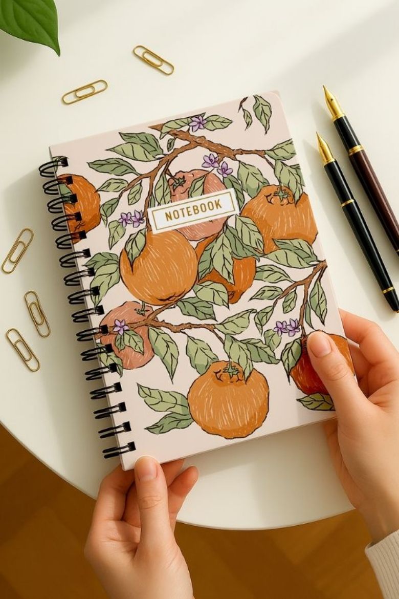 Portakal Kalın Kapaklı A5 Defter resmi