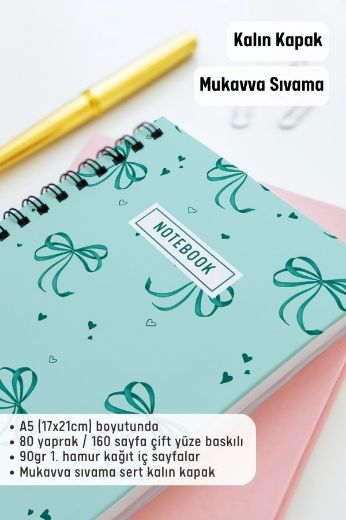 Kalın Kapaklı A5 Defter resmi