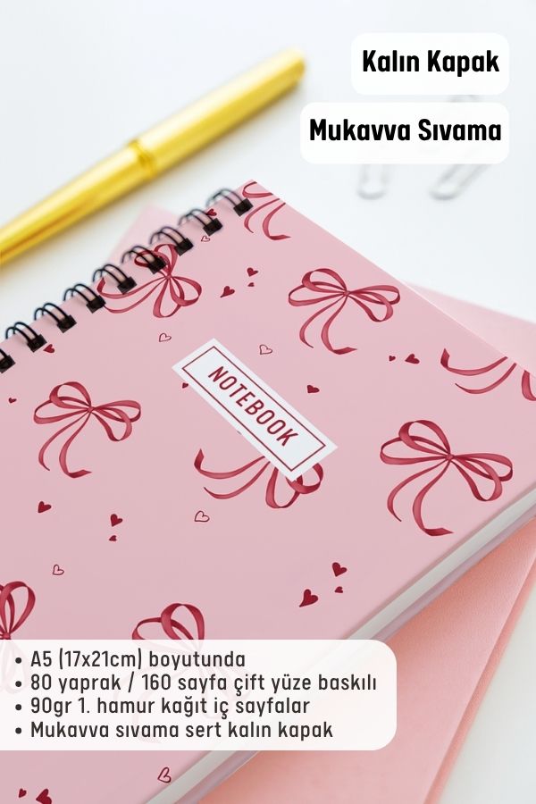 Kalın Kapaklı A5 Defter resmi