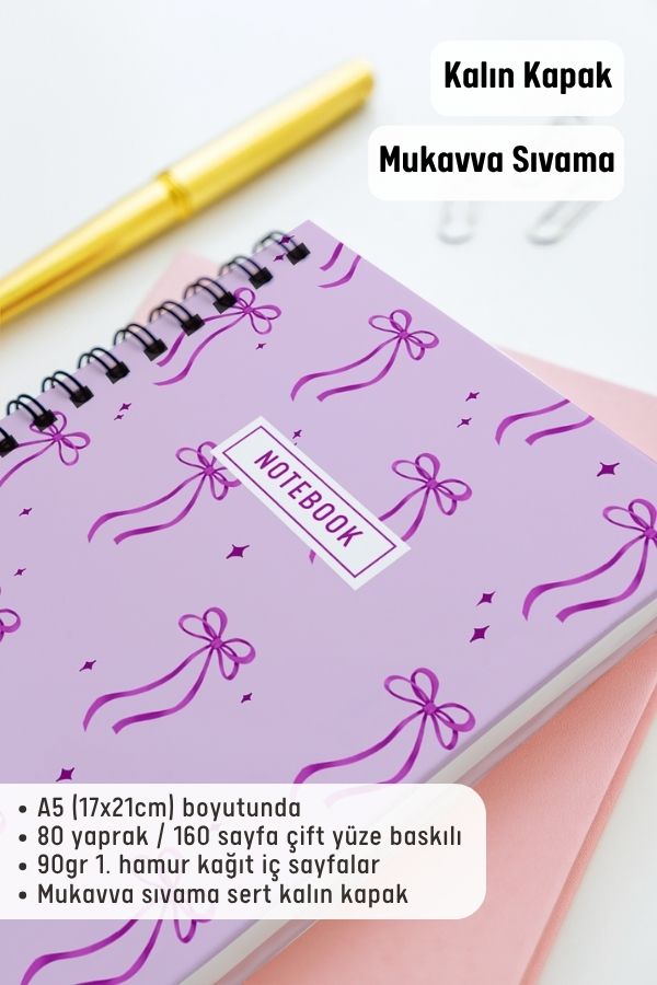 Kalın Kapaklı A5 Defter resmi