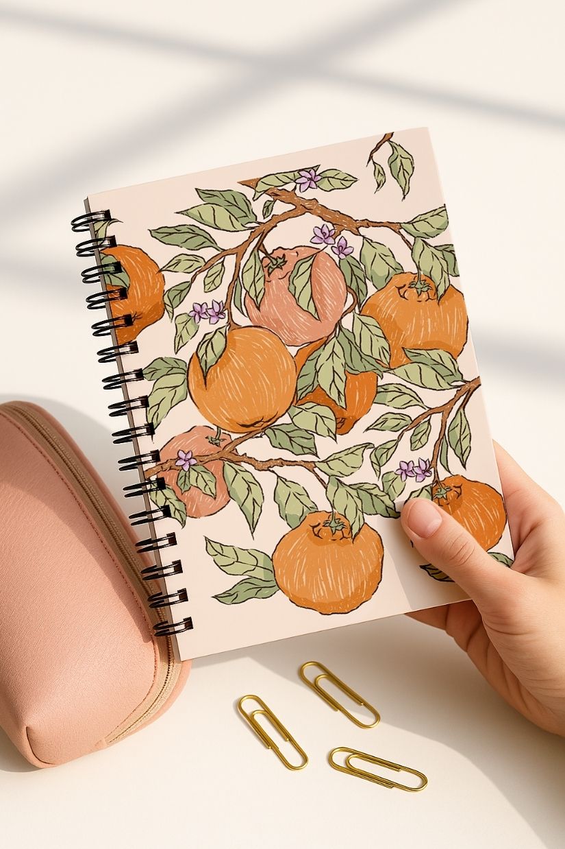 Meyveli 4'lü Okul Defter Seti resmi
