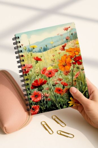 Yapraklı 4'lü Okul Defter Seti resmi