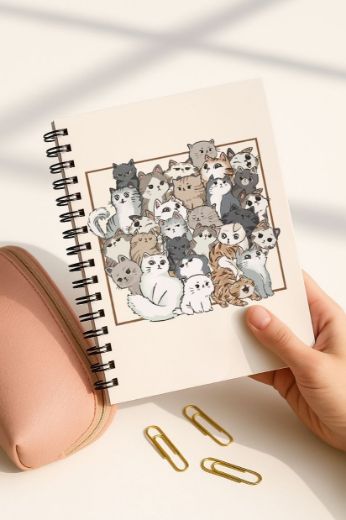 Hayvanlı 4'lü Okul Defter Seti resmi