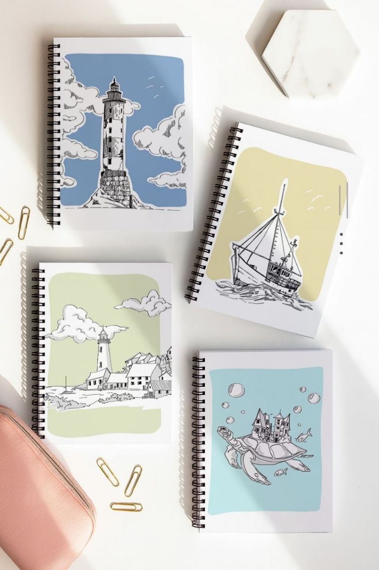 Denizli 4'lü Okul Defter Seti resmi