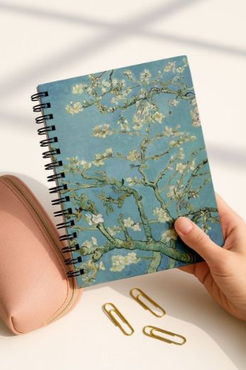 Van Gogh 4'lü Okul Defter Seti resmi