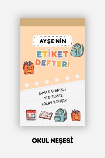 Okul Etiket Defteri resmi