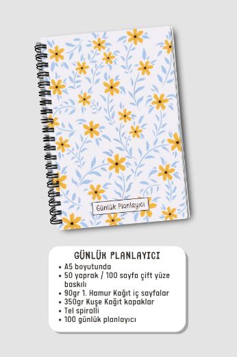 Sarı Papatya 3'lü Planlama Seti resmi