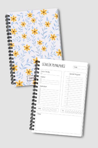 Sarı Papatya 3'lü Planlama Seti resmi