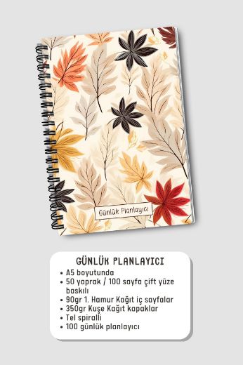 Yapraklı 3'lü Planlama Seti resmi