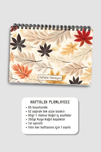 Yapraklı 3'lü Planlama Seti resmi