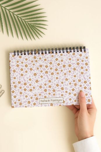Mini Çiçekli Haftalık Planlayıcı resmi