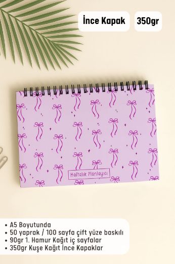 Mor Fiyonk Haftalık Planlayıcı resmi