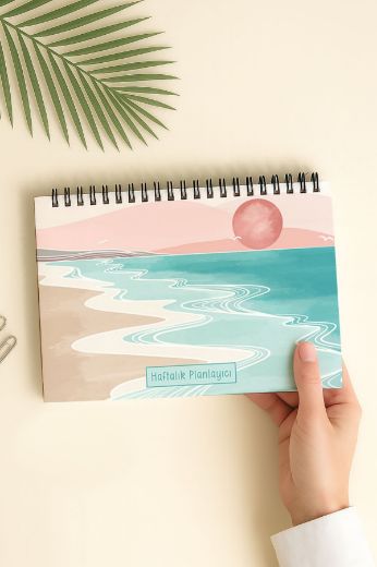 Pembe Boho Haftalık Planlayıcı resmi