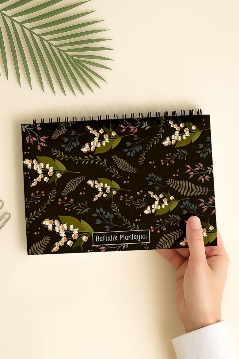 Ters Çiçekli Haftalık Planlayıcı resmi